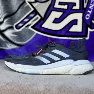 Size 10.5 - Adidas Solar Boost 4 M Blue Running Shoes Sneakers‎ Mens GX3036